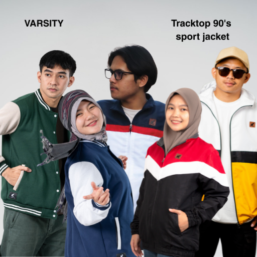 Jaket Varsity dan Tracktop: Sentuhan Retro dan Vintage yang Tak Lekang oleh Waktu